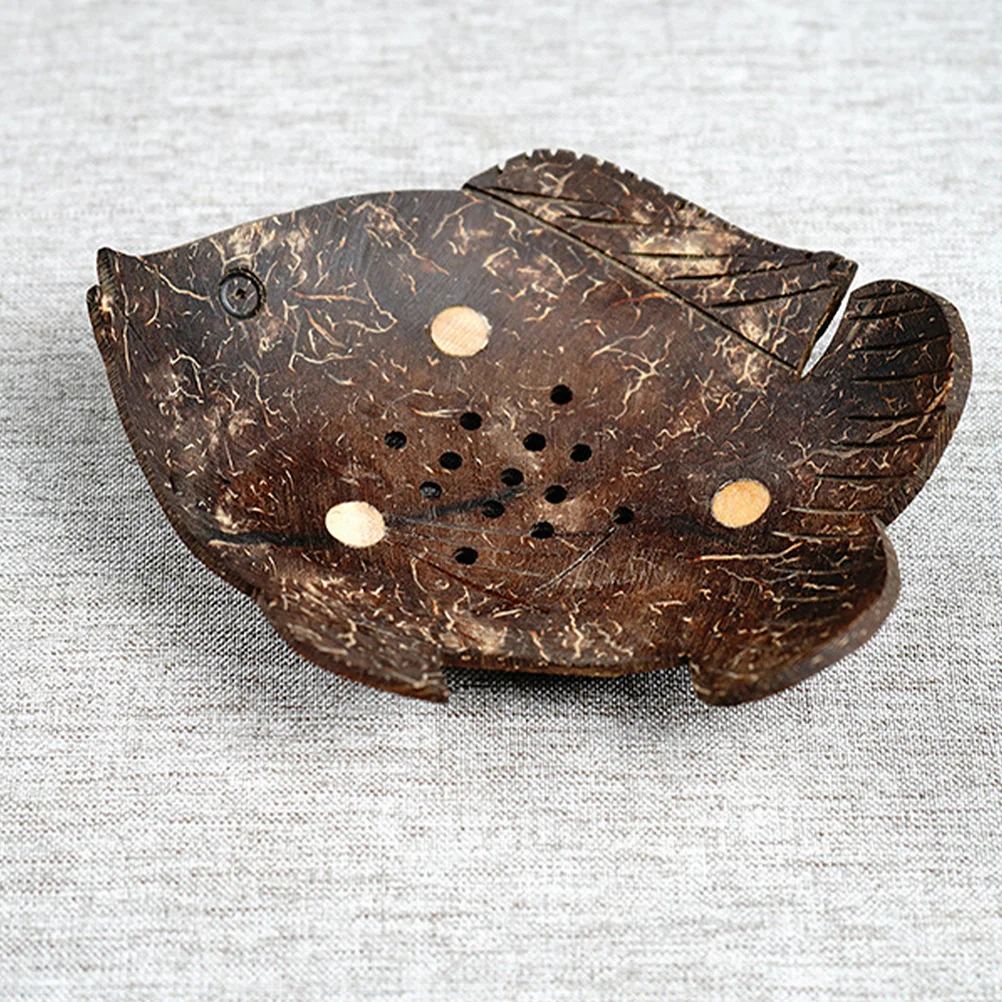 

Eco Friendly Wooden Soap Box Coconut Inspired Storage Holder Neat Soap Container for Bathroom Home Gift Choice