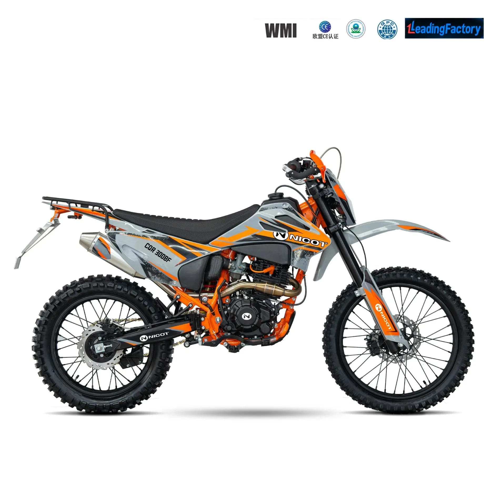 

For300cc Dirt Bike Featuring 80/100-21 Performance Tire Off-Road Motorcycles