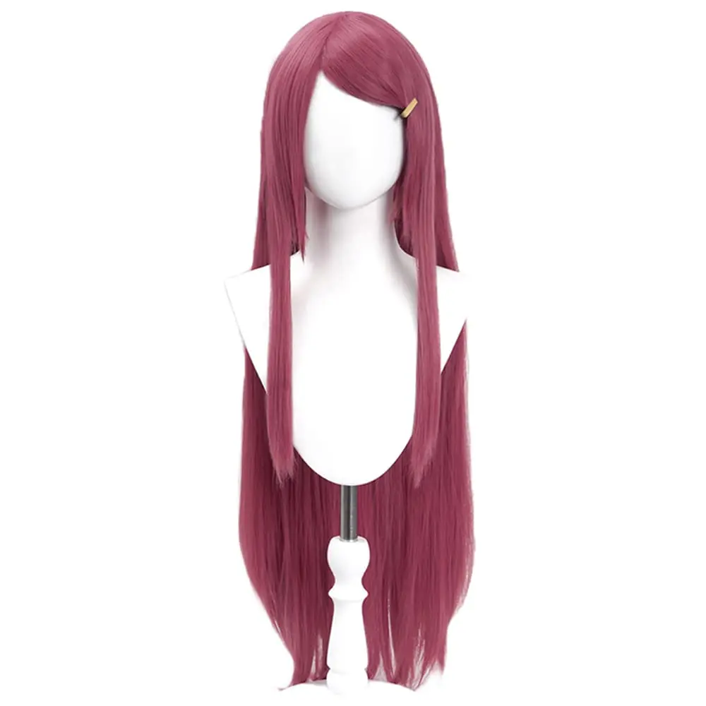 

Anime Uzumaki Kushina Cosply Wig Wine Red (Uzumaki Kushina-RED Hair Heat Resistant Cosplay Wig