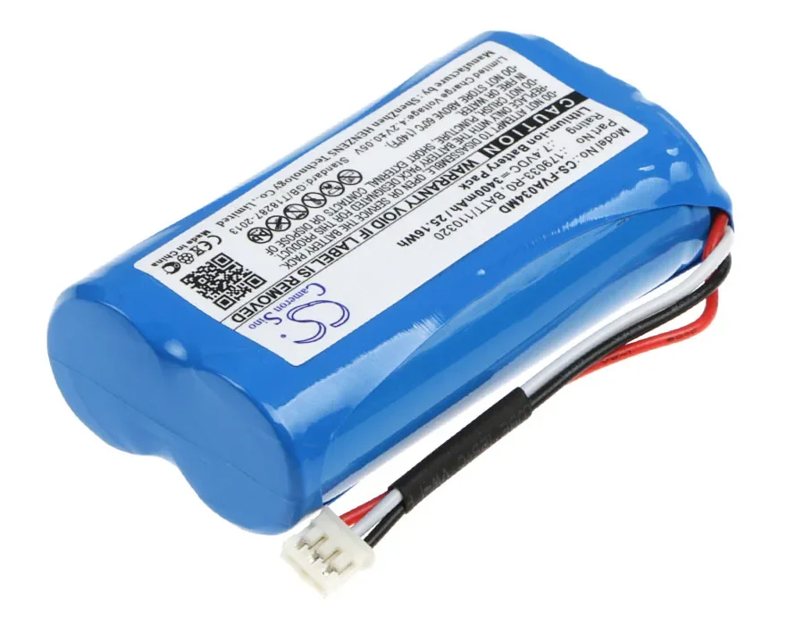 Medical Battery For Infusion Pump Volumat Agilia  Link4 + Volts 7.4 Capacity 3400mAh