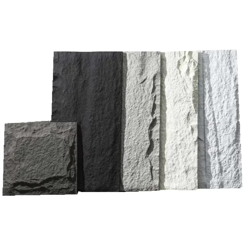 Modern Style PU Stone Culture Wall Panels 1220*600mm Waterproof Checkered Pattern Interior Exterior Classic Modern