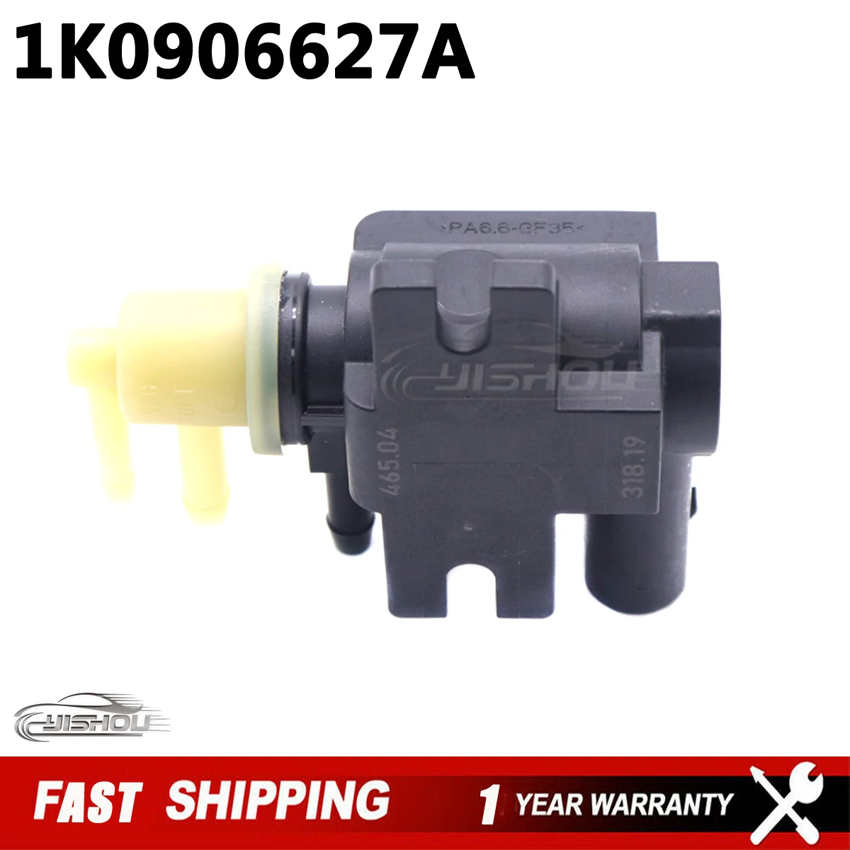 1K0906627A Car Boost Pressure Solenoid Valve for Audi A3 A4 A6 Volkswagen Tiguan Passat  Golf Jetta Beetle 1K0906627A 1K0906627