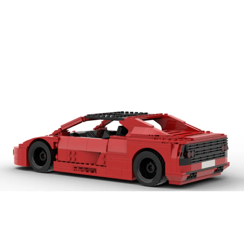 

MOC-19423 New Red Sports Supercar Racing Building Block Model 312 Parts MOC Boys Children's Birthday Christmas Toy Gift