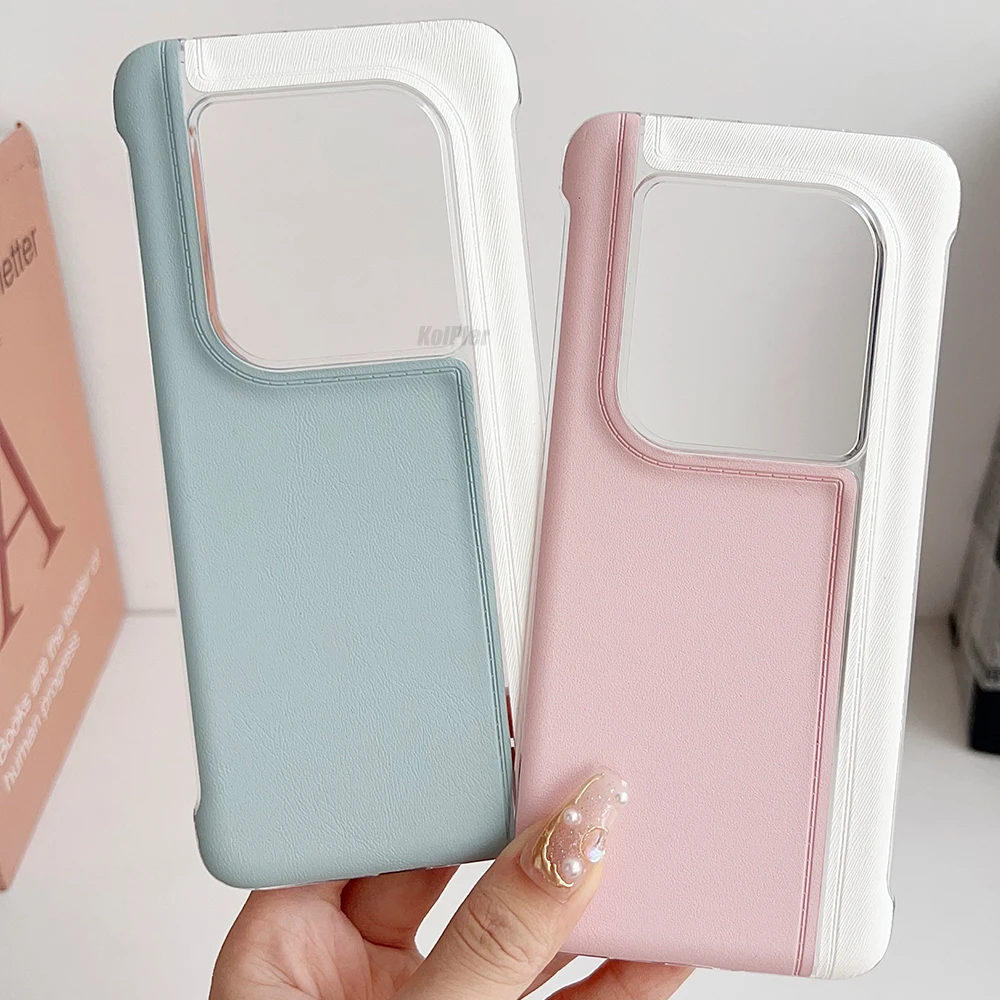 

Original Leather Case for Honor Magic 6 Ultimate Case Cross texture Back Cover Hard Mobile Phone Coque Protective Capa