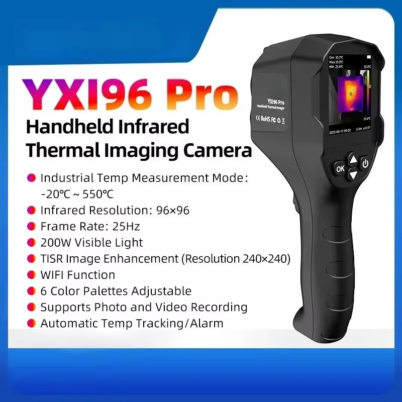 Handheld Infrared Imager Thermal Imaging Network Camera IP54 OEM/ODM Thermal Imaging Screening Camera