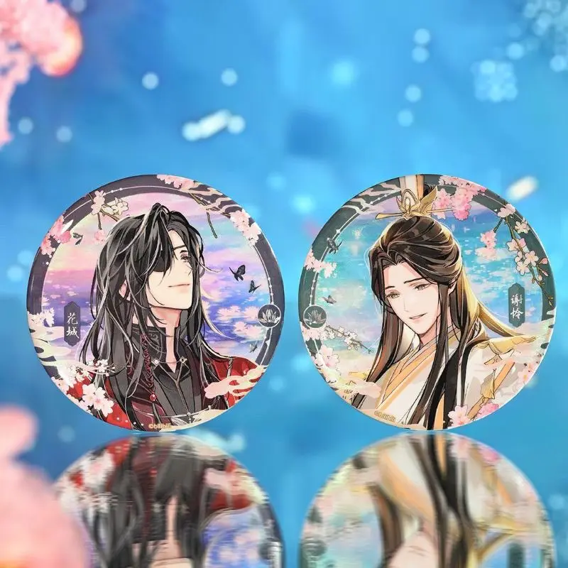 "البركات الأفضل الرسمية السماوية" جينغهونغ ييمينغ الطرفية 2D "زهرة مدينة شيه ليان" شارة الاكريليك الديكور