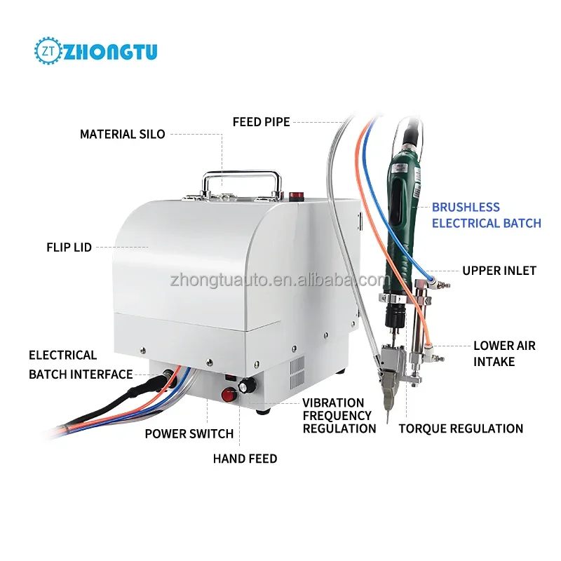 Handheld Type Automatic Screw Driver Machine Auto Screw Feeder Handheld Automatic Screwdriver Machine