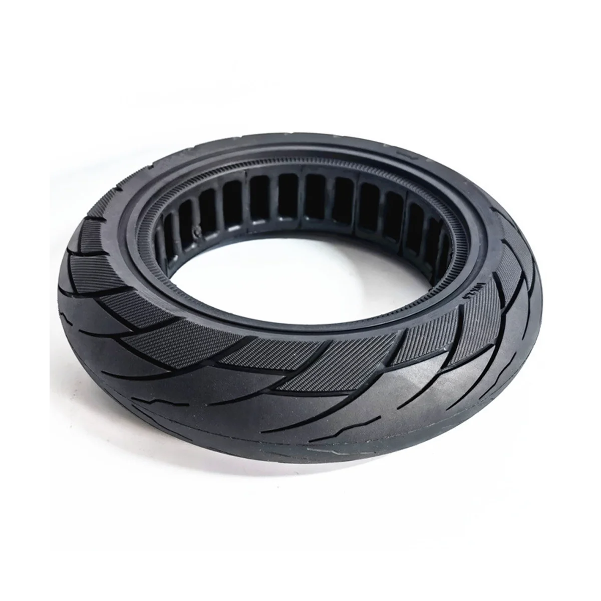 10X2.50-6.5 Hollow Solid Tire MAX G30 Electric Scooter 60/70-6.5 Honeycomb Solid Tire Black 1100G