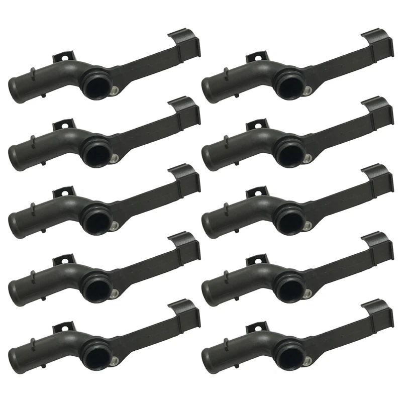 

10X Black Plastic Engine Water Pipe Oil Cooler To Cylinder Head Fit For Mercedes Benz C230 W203 M271 A 2712001352