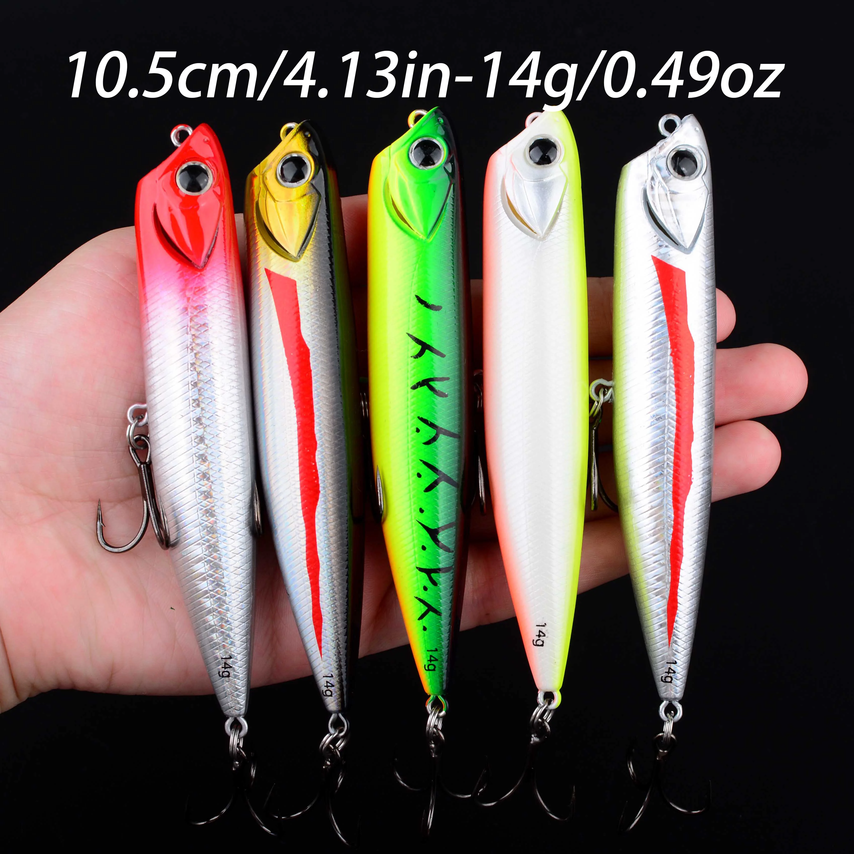 1pc 5g 10g 14g Topwater Popper - Fishing Hook Treble recensie en prijs
