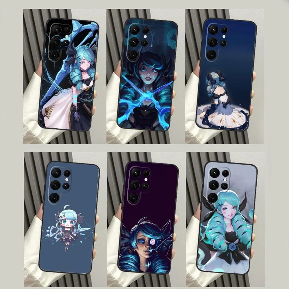 L-LOL The Hallowed Seamstress G-Gwen Phone Case For SamsungS24,S23,S22,S21,S20 Ultra Pro S10,S30Plus,S9,20lite Ultra Black Cover