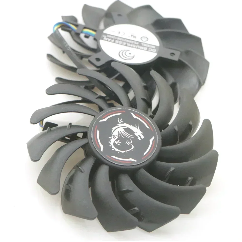 

PLD09210S12HH 85mm 12V 0.40A 4Pin VGA Fan For MSI GTX1660Ti GTX1650 GTX1660 GAMING/X Video Graphics Card Cooler Cooling Fan