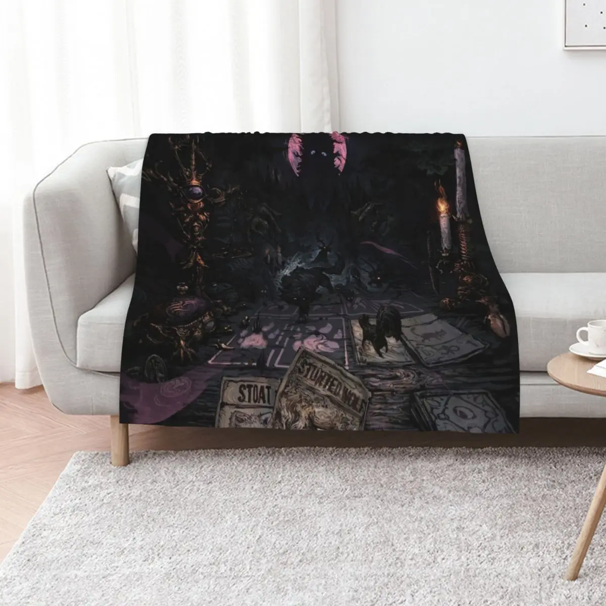 Inscryption - Official Album Art Throw Blanket Warm Sleeping Bag Comforter Bed linens Quilt Decoratives Blankets