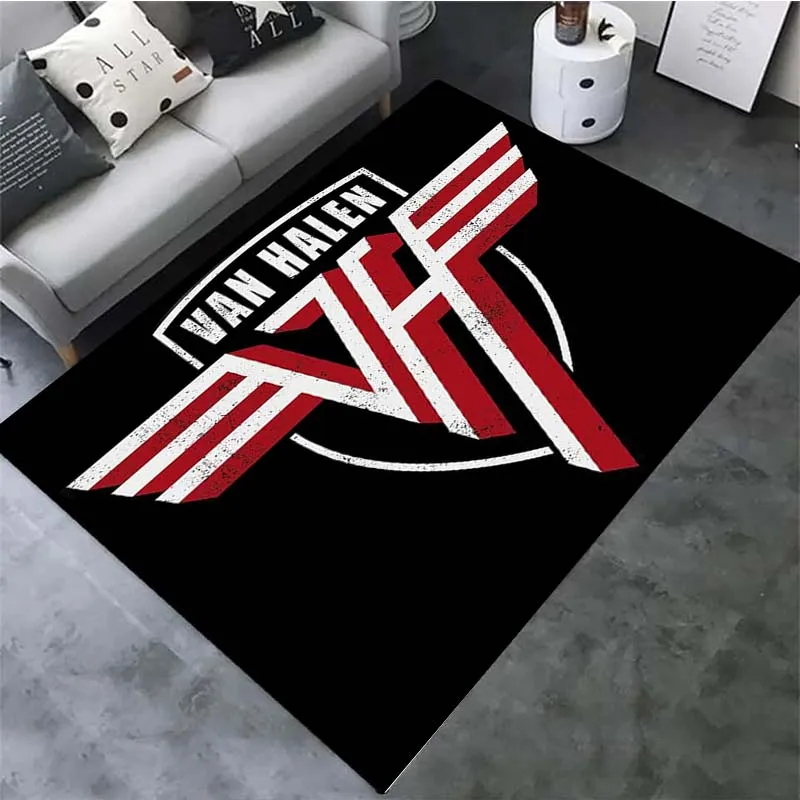 

Van Halen printed carpet indoor non-slip floor mat kitchen floor mat bedroom living room balcony decoration entrance door carpet