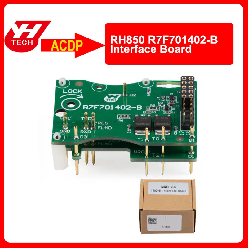 Yanhua ACDP MQB RH850 R7F701402-B Interface Board for 2019-2022 VW Polo/VW Virtue Work with Module 34 VW MQB RH850 IMMO