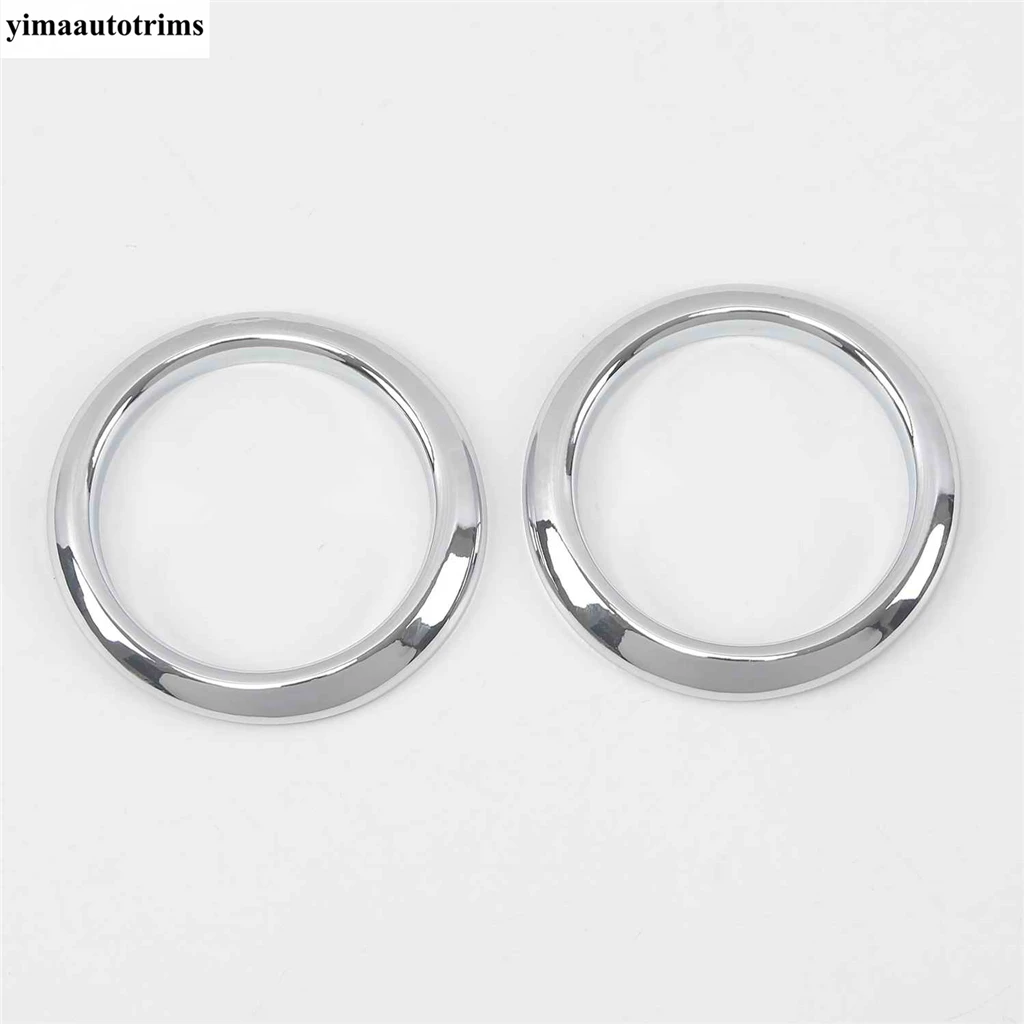 

Car Front Bumper Fog Light Lamps Ring Circle Decoration Cover Trim For Audi Q5 2018 - 2023 ABS Chrome / Carbon Fiber Accessories