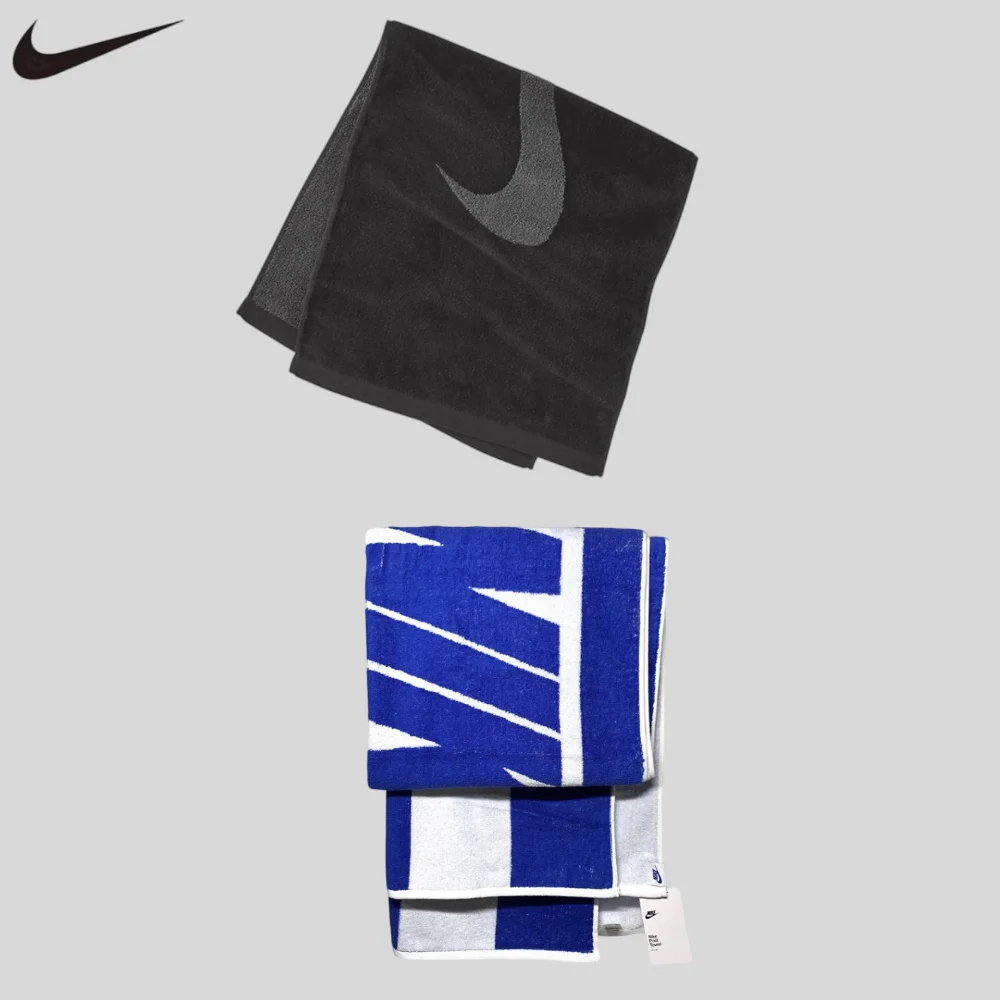 Nike Matte Solid Towel Simple Bath Towel For Yoga Gym Daily Sports Matching 2 PCS AC2093-046+N1011123400OS