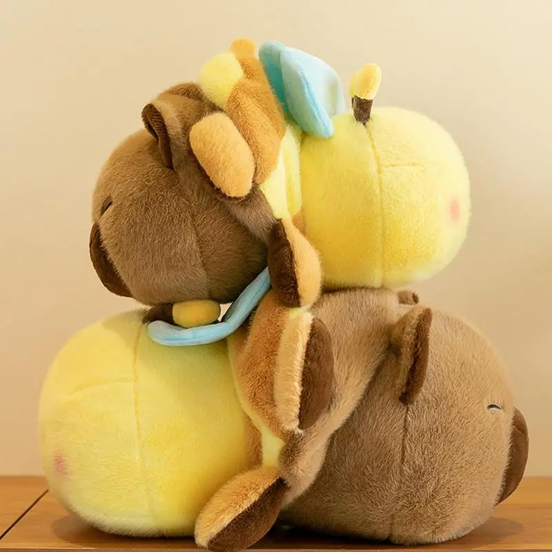 Capybara-peluche Reversible Ultra suave, peluche Kawaii, almohada realista