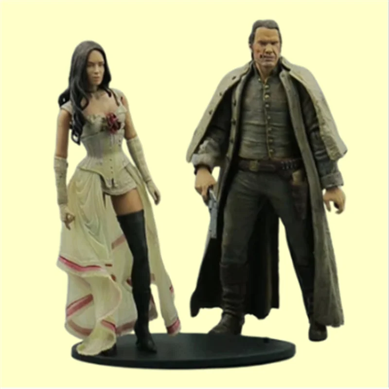 NECA Jonah Hex Figure Megan Fox Leila Lilah Josh Brolin Jonah Hex Western Heroes Movie Role QUENTIN Turnbull Figures Gift