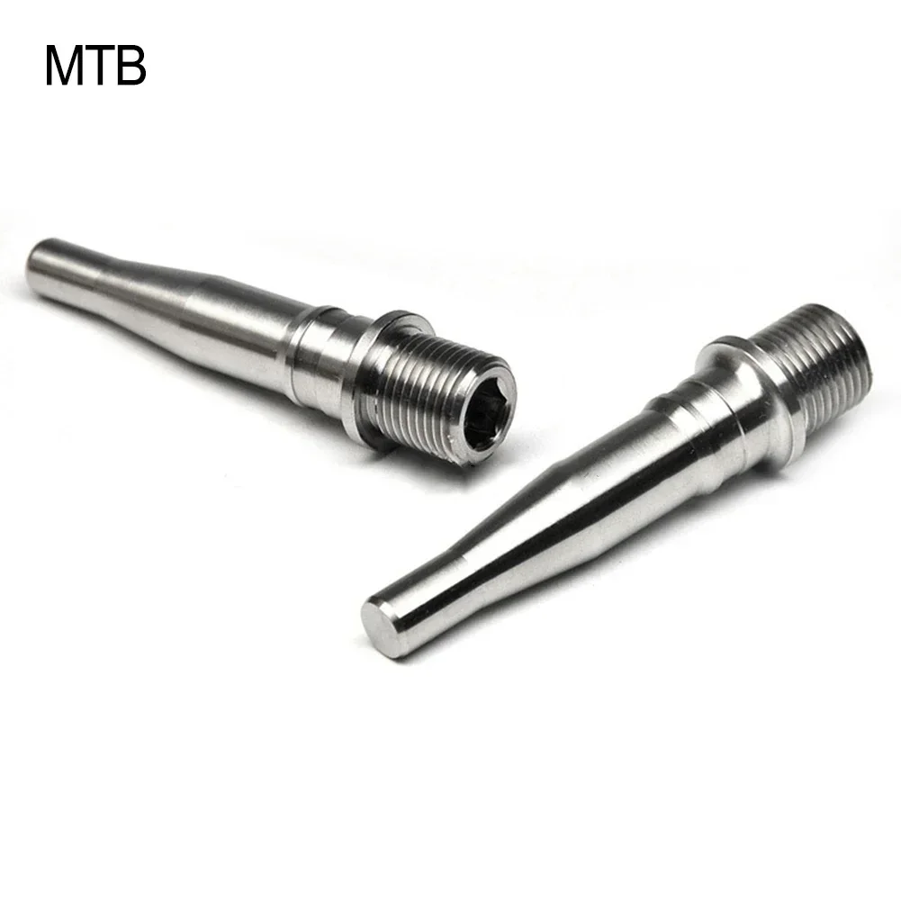 2023 New Pedal Spindles Aluminium Alloy TC4/GR5 For Look Mtb Road Pedal Spindle Axle Titanium Color For MTB Road