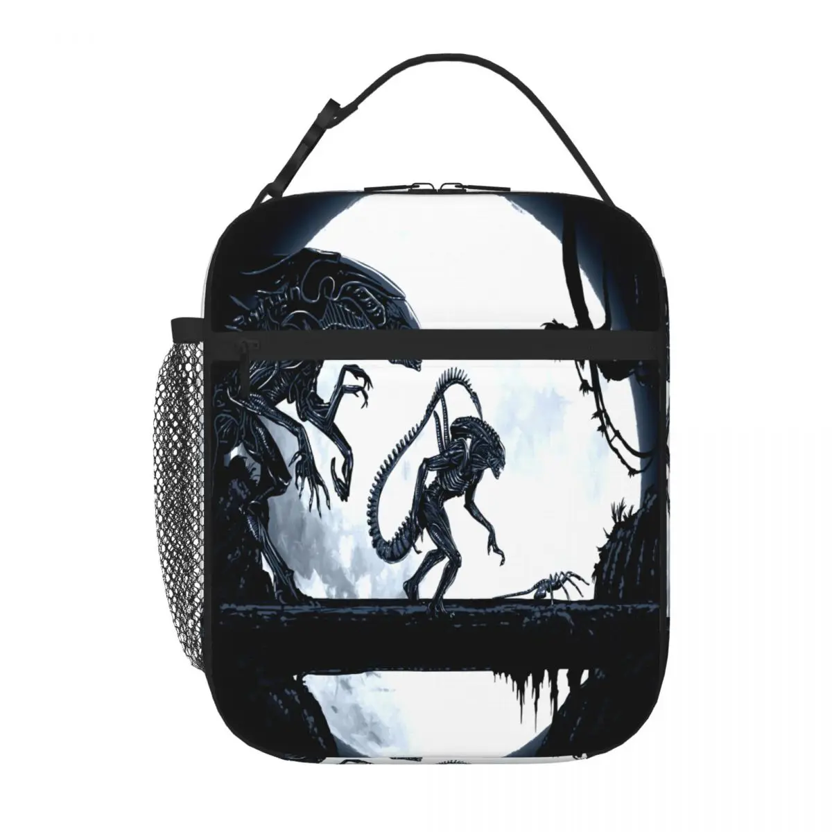 Hot Sale Alien Xenomorph Matata I Culture Mens Style Shoulder Lunch Bag School Field Trip Durable Lunch Bag