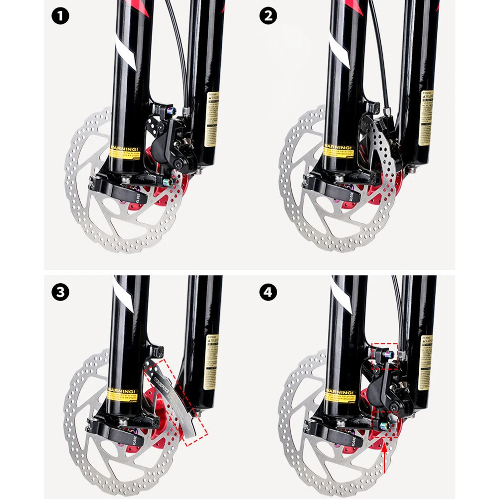 Bicycle Hydraulic Disc Brake Pad Alignment Tool For Aligning Pads Bike Disc Brake Gap Regulator Assistant Adjust Spacer