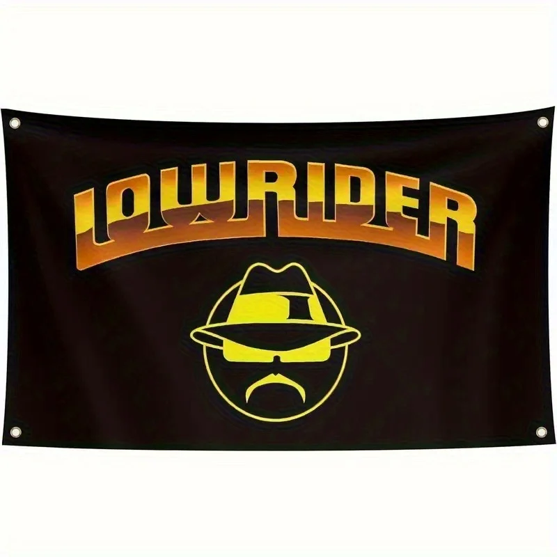 Lowrider Flag Banner Decoration for Car Show Biker Hot Rod Culture Yard Sign Festival Gift Merchandise Lowrider Vehicle Flag