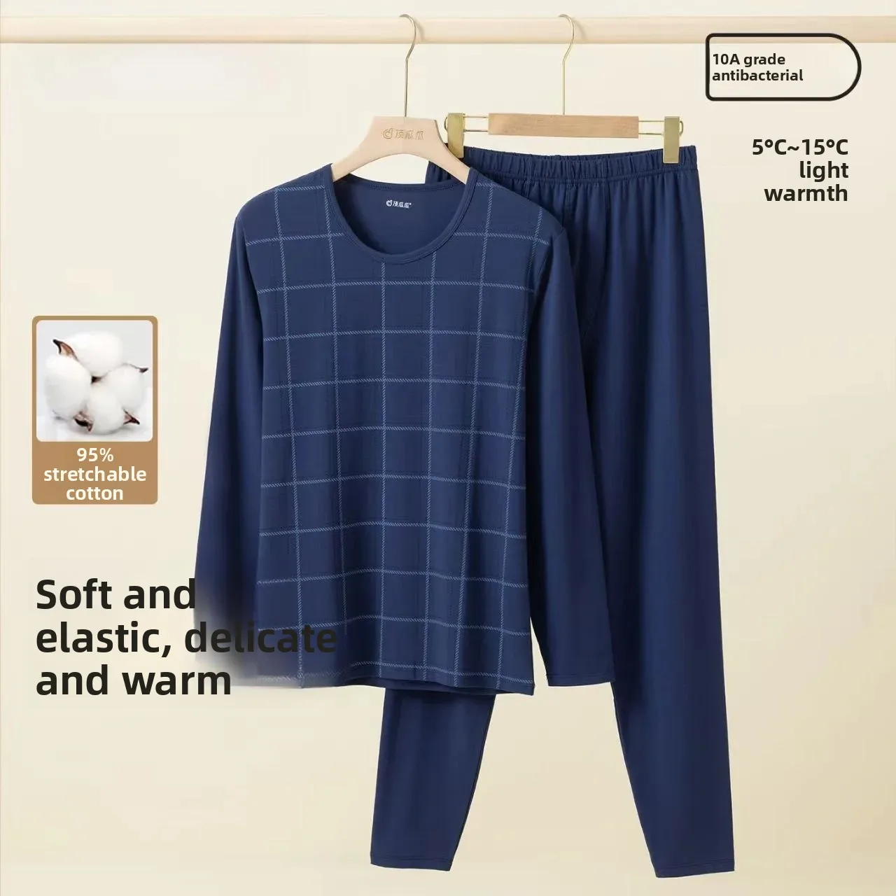 conjunto-de-ropa-interior-termica-de-algodon-puro-para-hombre-camisa-y-pantalones-a-cuadros-calidos-comodos-y-transpirable