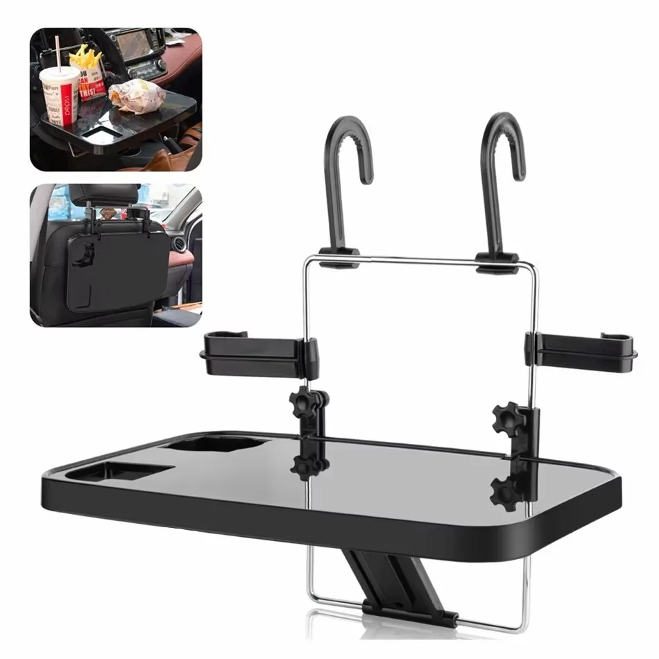 

Car Computer Desk Bracket Laptop Desk Car Rear Seat Steering Wheel Universal Coffee Holder Car Mounts Interior Accessories