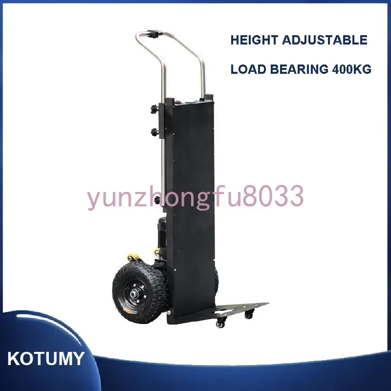 400KG Electric Stair Climbing Machine Vehicle Cargo Handling Cart Up And Down Stair Climber Folding Hand Trolley Cart MobileTool