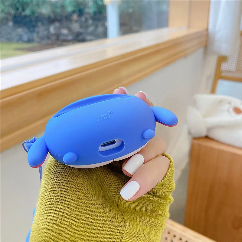 MINISO Disney Headphone Case Apply Airpods 1/2/Pro Series Eeyore Cartoon Peripherals Protective Case Hanging Rings Holiday Gifts