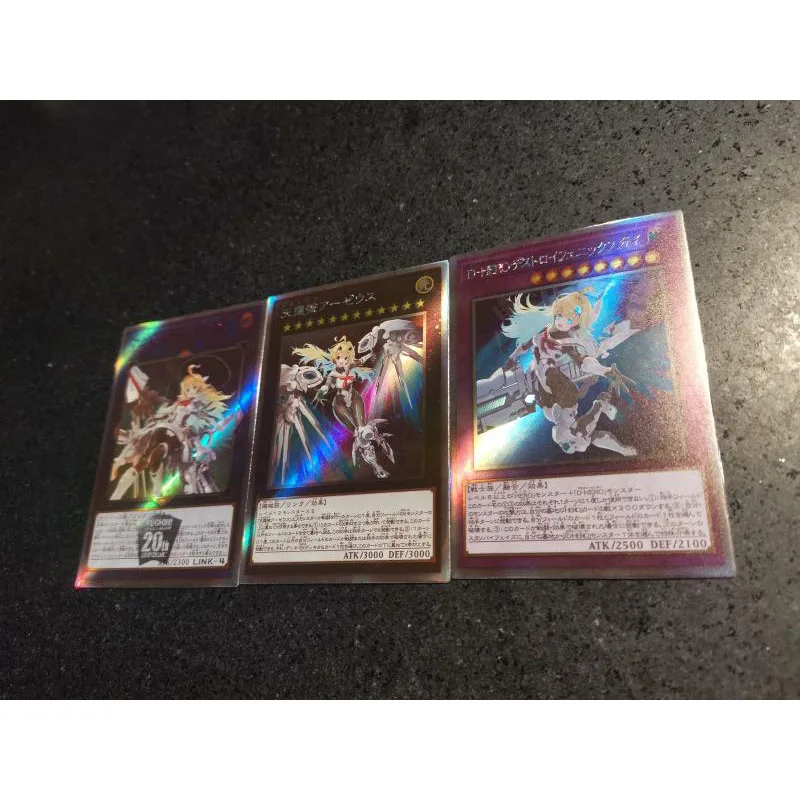 Yu-Gi-Oh! Black Magician Girl Exodia The Forbidden One Diy Homemade Bronzing Game Toys Collection Card Christmas Birthday Gifts