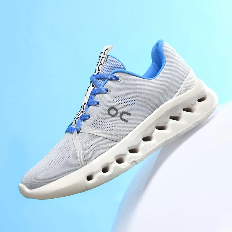 

Sports Shoes for Men 2025 Summer Youth Soft-Soled Shock-Absorbing Breathable Running Shoes Student Sports Racing Running Shoes