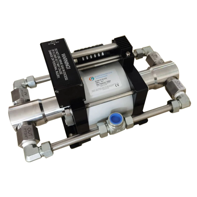USUN Brand Model: AT16  50- 120 Bar High  Flow Double Action  Pneumatic Hydro test Pump