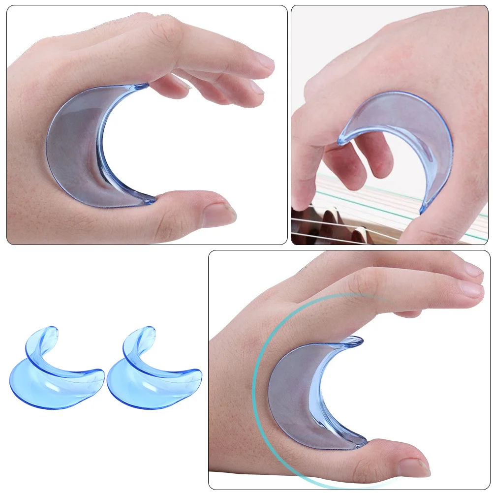 

2pcs Guzheng Hand Corrector Pc Material Durable For Beginners Hand Posture Adjuster Practice Tool Orthotic Rectifier