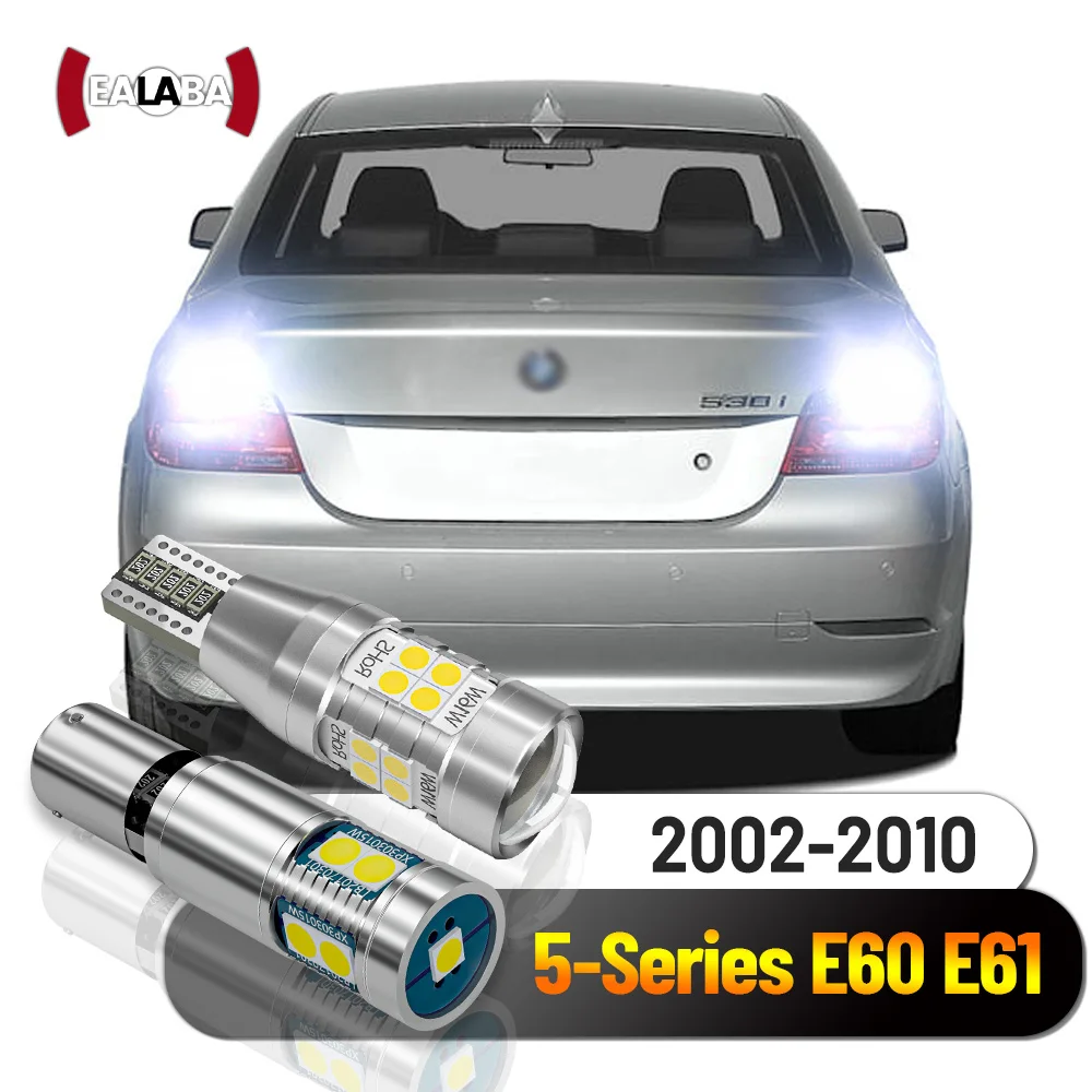 For BMW 5 Series E60 E61 2002-2010 2pcs LED Reverse Light Bulb Backup Lamp 2003 2004 2005 2006 2007 2008 2009 Accessories