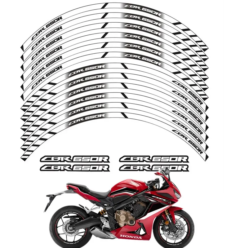 

For Honda CBR650R CBR 650R Motorcycle Parts Contour Wheel Decoration Decal Sticker - 1