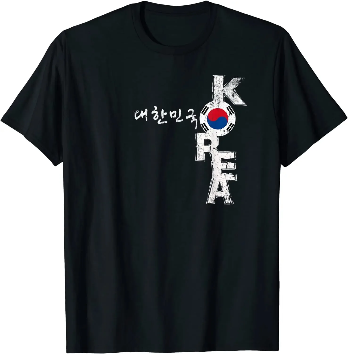 Personalized Korea Korean Flag Souvenir T-Shirt Premium Cotton Short Sleeve O-Neck Women\'s T-Shirt Republic of Korea