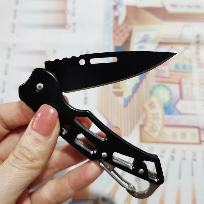 Portable Folding Knife Stainless Steel Survival Hunting Camping Fishing Climbing Knife Camping Outdoor Tools To Send Ropes image 2