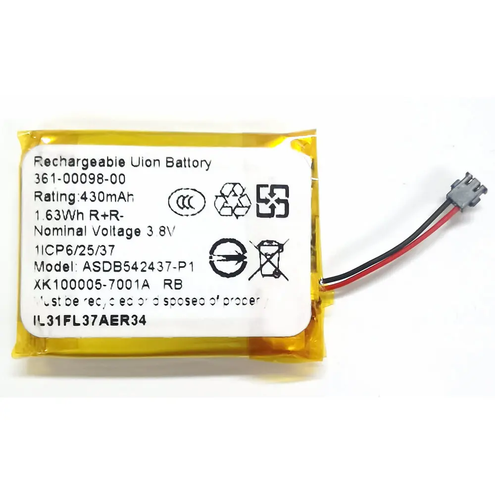 New Li Polymer Replacement 361-00098-00 Watch Battery For Garmin Fenix 5X 1ICP6/25/37