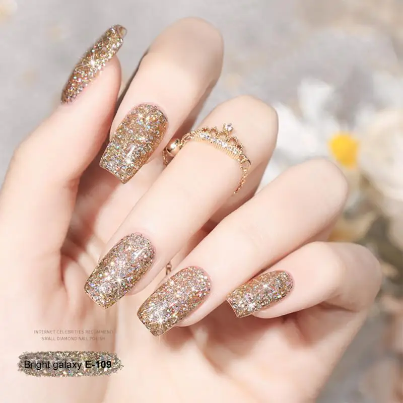 Nail Art Soak Off Varnish Long Lasting Nail Polish Glitter Gel Nail Polish High-quality Gel Nail Art Semi Permanent Long-lasting