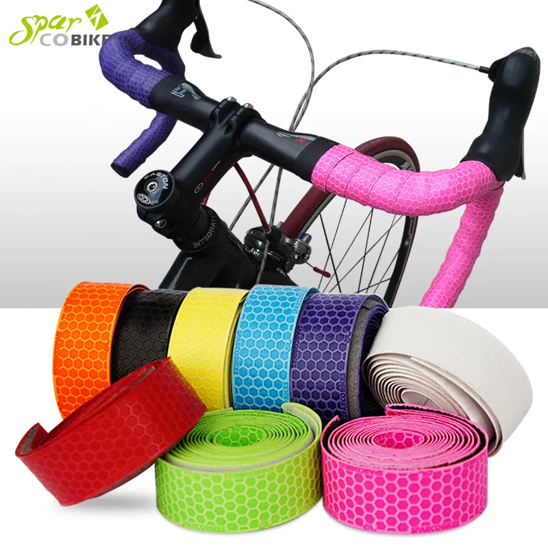 

2024 NEW Waterproof PU Road Bike Handlebar Tape, Anti-Slip Bicycle Grips, Cork Handlebar Adhesive Tape, Plugs Belt Straps SP-245