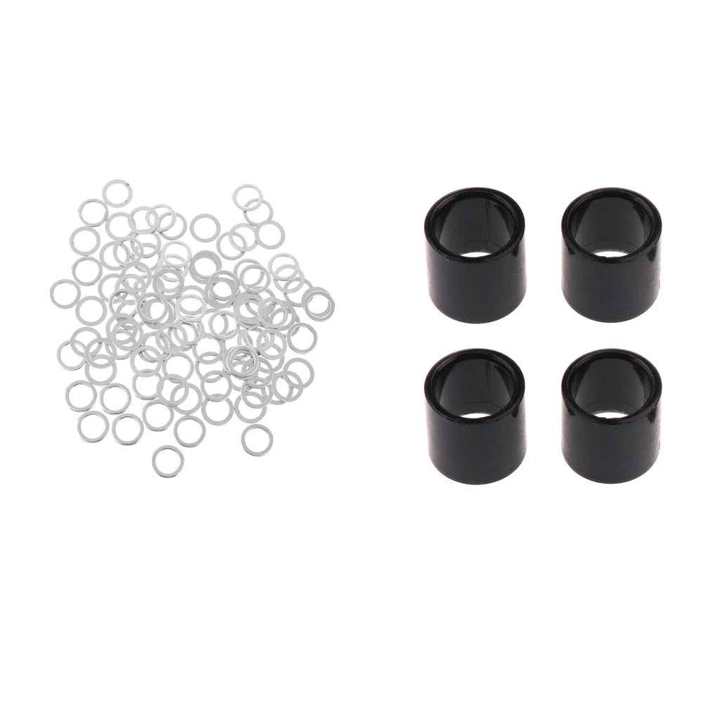 Skateboard Hardware Set 100pcs Truck Washers + 4pcs Bearing Spacers