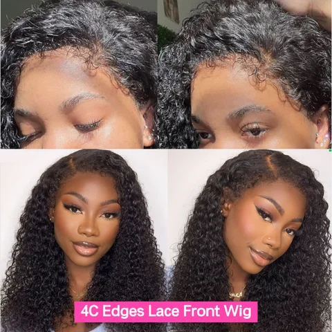 8 best sales kinky lockig mänsklig peruk - №2