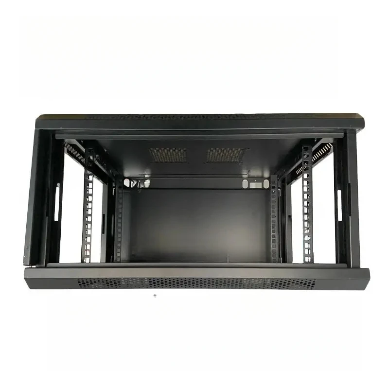 19 Inch 450X600Mm Wall Mount Ddf 6U Cabinet Server Rack Two Fan Hole