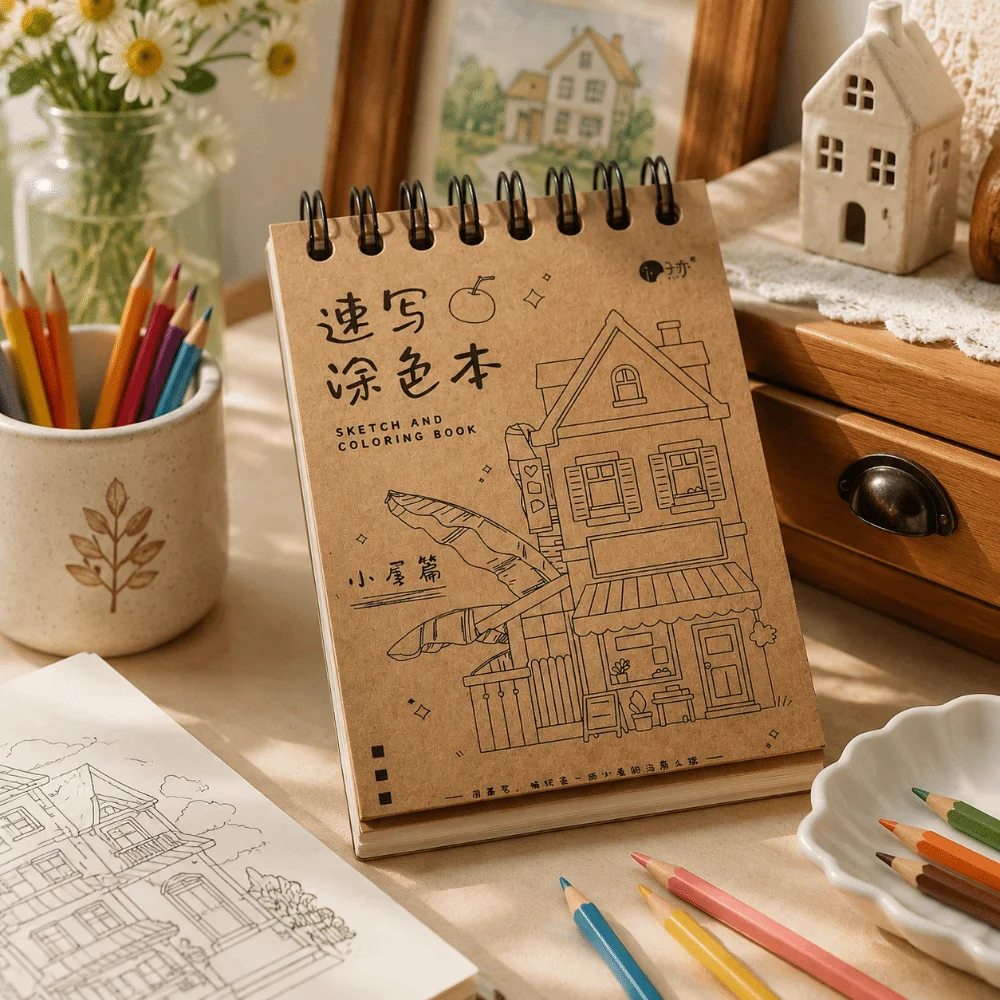 دفتر تخطيط ورسم فني فارغ بخطوط - مراجعة Art Craft Notebook وسعره