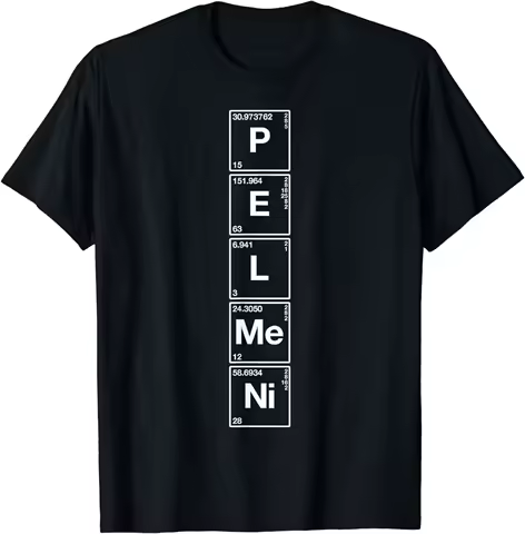 Pelmeni - Funny Russian Food Shirt Vintage Russia Science T-Shirt Funny Gift Clothes Tops Graphic T Shirts Women Clothing