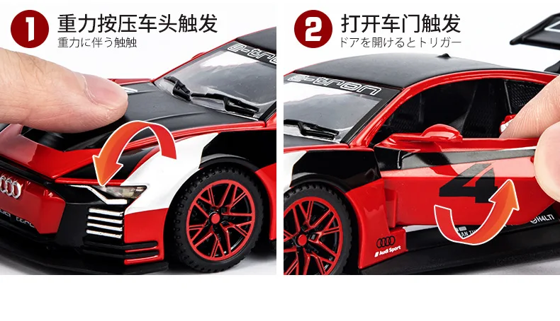 1:32 simulação jogo de corrida liga modelo carro crianças som e luz puxar para trás brinquedos diecast liga modelo carro colecionável