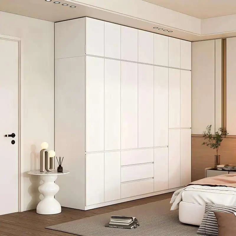Powder Coated Aluminum Alloy Wardrobe Customized Size Suitable for Home Use Storage Cabinet Minimalist Aesthetic Storage Closet