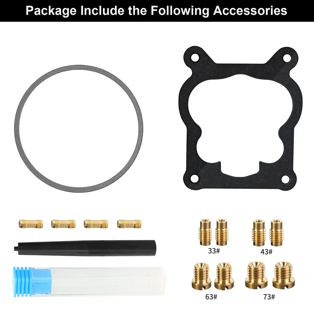 7026202 7026203 Rochester Quadrajet Carburateur 4-loop voor Chevy GMC 327 350 396 427 Handleiding CK